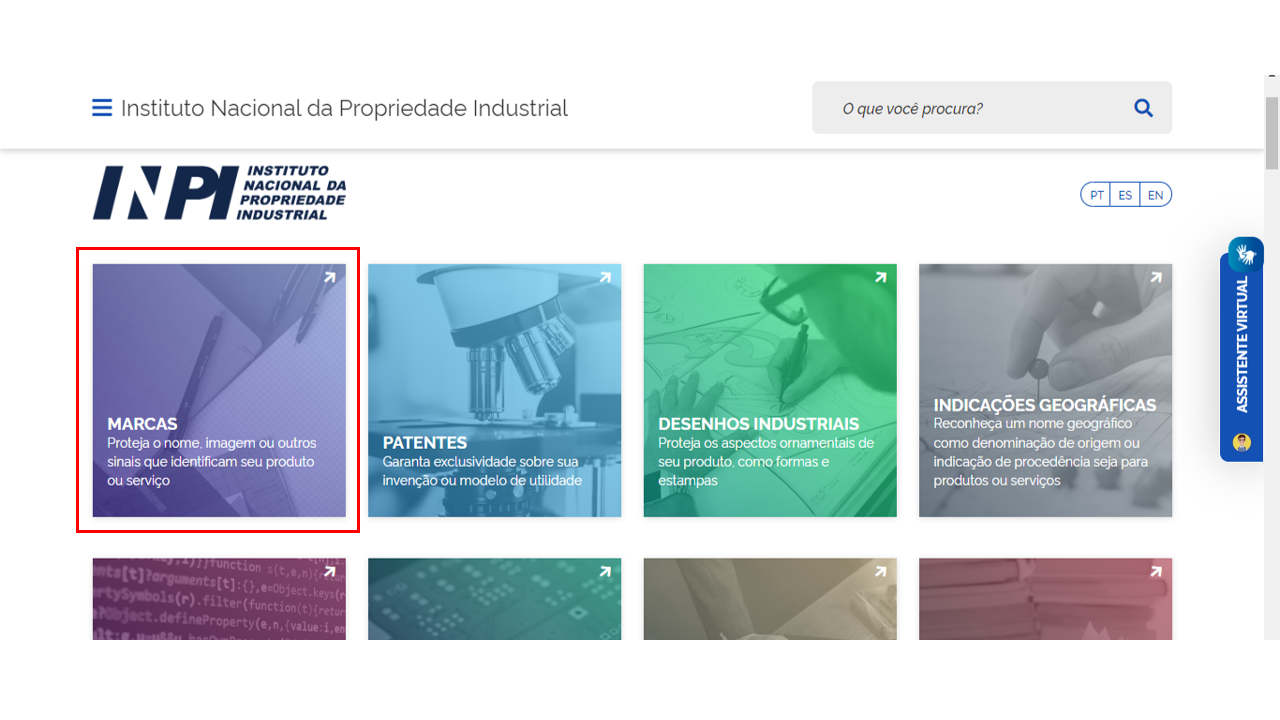 como pesquisar marca no inpi